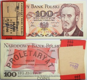 100 zł WARYŃSKI 1986  PRL seria SG UNC