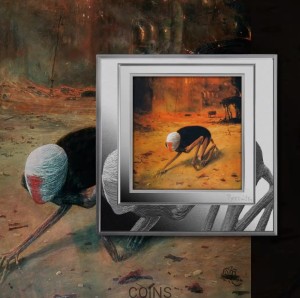 AE73 Śmierć – Zdzisław Beksiński II seria 1000CFA 1oz Ag999