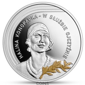 10 zł Halina Konopacka – w służbie Ojczyźnie