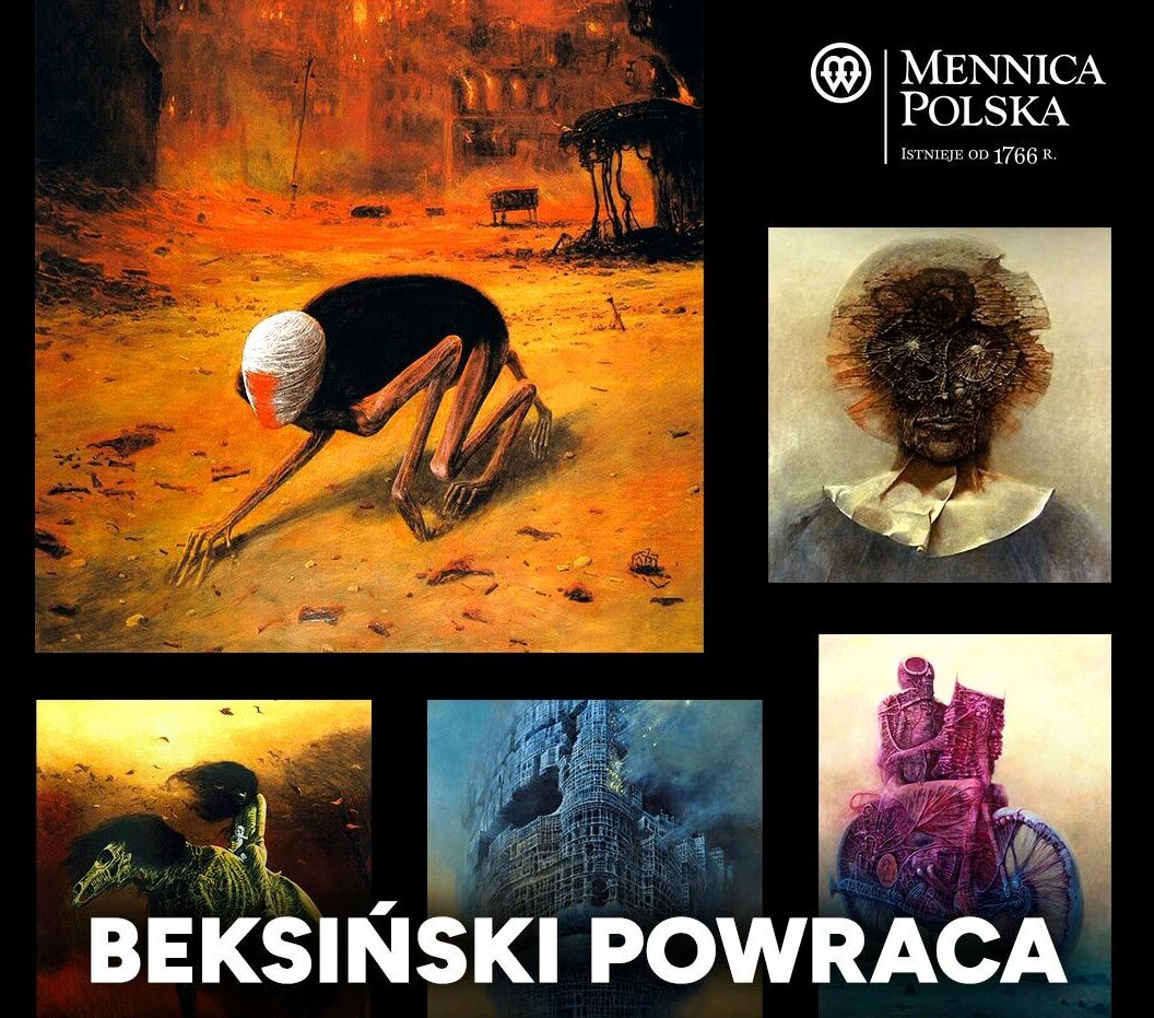 AE73 Śmierć – Zdzisław Beksiński II seria 1000CFA 1oz Ag999 COINS